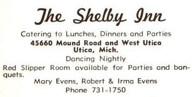 The Shelby Inn (Rio Banquet Hall) - Postcard (newer photo)
